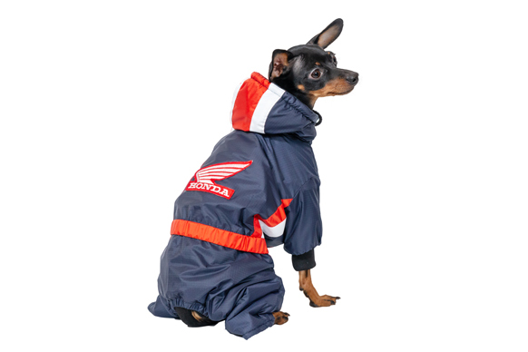 Siltināts suņu ziemas kombinezons ar kapuci,S