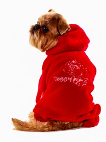 Suņu plīša kombinezons