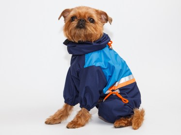 Ekskluzīvs suņu apģērbs - lietusmētelis,kombinezons ar zābakiem, M